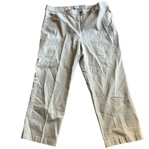L.L. Bean woman size 16 W Khaki Chinos